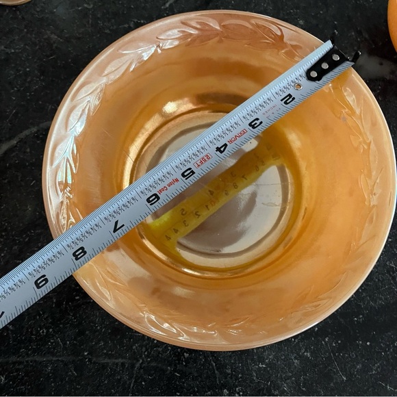 Lot of Fire King Anchor Hocking Peach Lustre Laurel Pattern Dishes - Picture 9 of 10